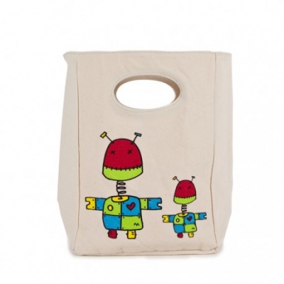 Fluf Organic Lunch Bag - Robot